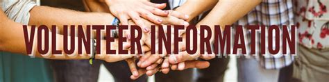 Update Volunteer Information .